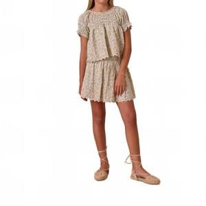 NEW RYLEE + CRU colette floral top in bloom